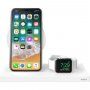 Belkin Boost Charge 2v1 brezžična polnilna postaja 7.5W za iPhone / Apple Watch - bela