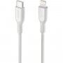 Belkin Playa MFi podatkovni in polnilni kabel USB-C / Lightning za iPhone / iPad / iPod / AirPods - 1 m - bela