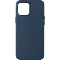 Native Union Clic Classic usnjen ovitek za iPhone 12 Pro Max - modro