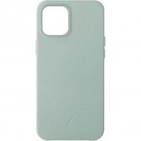 Native Union Clic Classic usnjen ovitek za iPhone 12 Pro Max - svetlo zelena