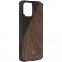 Native Union Clic Wooden leseni ovitek za iPhone 12 Pro Max - rjavo-črna