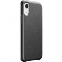 Cellularline Elite ovitek iz PU usnja za iPhone XR - črna