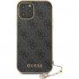 Guess 4G Charms ovitek za iPhone 12 Pro Max - siva