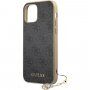 Guess 4G Charms ovitek za iPhone 12 Pro Max - siva