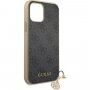 Guess 4G Charms ovitek za iPhone 12 Pro Max - siva