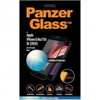 PanzerGlass Edge-to-Edge 2,5D antirefleksno kaljeno steklo za iPhone 6 / 6S / 7 / 8 / SE (2020/2022) - črna