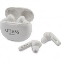 Guess True Wireless brezžične slušalke s polnilnim etuijem za naprave Apple - bela