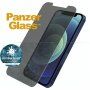 PanzerGlass Standard 2,5D antibakterijsko anti-spy kaljeno steklo za iPhone 12 mini - jasno