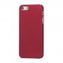 Mat gumiran ovitek za iPhone 5 / 5S / SE (2016) - rdeče