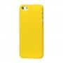 Mat gumiran ovitek za iPhone 5 / 5S / SE (2016) - rumena