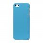 Mat gumiran ovitek za iPhone 5 / 5S / SE (2016) - svetlo modra