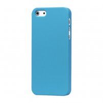 Mat gumiran ovitek za iPhone 5 / 5S / SE (2016) - svetlo modra