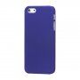 Mat gumiran ovitek za iPhone 5 / 5S / SE (2016) - temno modra