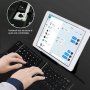 Potovalna zložljiva brezžična tipkovnica za iPhone/ iPad - črna