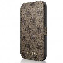 Guess 4G Book flip etui za iPhone 12 Pro Max - rjava