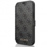 Guess 4G Book flip etui za iPhone 12 Pro Max - siva