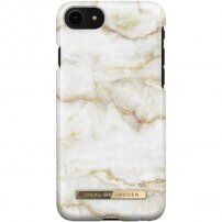 iDeal of Sweden Golden Pearl Marble ovitek za iPhone 6 / 6S / 7 / 8 / SE (2020/2022) - bela