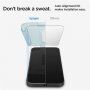 Spigen Glas tR EZ Fit 2,5D kaljeno steklo za iPhone 12 mini - 2 kosa - jasno