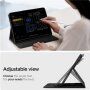 Spigen Liquid Air Folio etui s prostorom za Apple Pencil za iPad Air 4 (2020) / Air 5 (2022) - črna