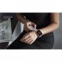 Uniq Dante jekleni pašček za Apple Watch 42mm / 41mm / 40mm / 38mm - grafit