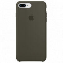 Torba iz pravega usnja za Apple iPhone 8 Plus - temno olivno