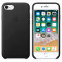 Torba iz pravega usnja za Apple iPhone 8/7 - črna
