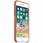 Torba iz pravega usnja za Apple iPhone 8/7 - sedlo rjavo