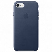 Torba iz pravega usnja za Apple iPhone 8/7 - polnočno modro