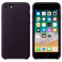 Torba iz pravega usnja za Apple iPhone 8/7 - vijolična