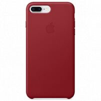 Torba iz pravega usnja za Apple iPhone 8 Plus - rdeče