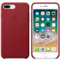 Torba iz pravega usnja za Apple iPhone 8 Plus - rdeče