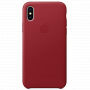 Torba iz pravega usnja za Apple iPhone XS - rdeče
