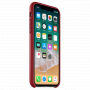 Torba iz pravega usnja za Apple iPhone XS - rdeče