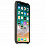 Original Apple Torba iz pravega usnja za iPhone X / XS - oglje sivo