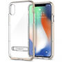 Spigen zaščitni pokrov z magnetnim stojalom za Apple iPhone XS - zlati