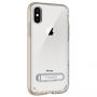 Spigen zaščitni pokrov z magnetnim stojalom za Apple iPhone XS - zlati