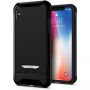 Spigen Signature zaščitna prevleka iz plastike in polikarbonata za Apple iPhone XS - črna