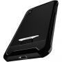 Spigen Signature zaščitna prevleka iz plastike in polikarbonata za Apple iPhone XS - črna