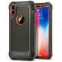 Spigen Armor zelo trpežen zaščitni pokrov z ojačanimi vogali za Apple iPhone XS - zelena