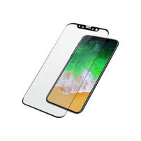 Kaljeno 3D steklo PanzerGlass za Apple iPhone XS / X - 0,4 mm - črna