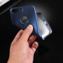 Plastični pokrov za iPhone 8 Plus / 7 Plus s 360 ° zaščito - ščiti spredaj in zadaj - temno modra