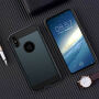 Trpežna zaščitna prevleka iPhone XS / iPhone X - brušena tekstura - temno zelena
