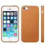 Ovitek v originalni Apple zasnovi za iPhone 5 / 5S / SE (2016) - svetlo rjava
