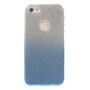 3in1 pokrov z bleščicami za iPhone 5 / 5S / SE (2016) - modro