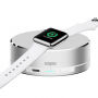 Napajalna enota 3 v 1, stojalo za polnjenje in zaščitni kabel za ohišje Apple Watch - srebro