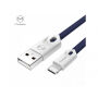 USB za sinhronizacijski in polnilni kabel MCDODO za Apple iPhone - 1m - modro