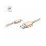 MCDODO USB kabel z dvema priključkoma za Lightning Apple iPhone - 1m - zlati