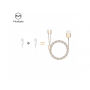 MCDODO USB kabel z dvema priključkoma za Lightning Apple iPhone - 1m - zlati