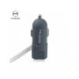 MCDODO 3in1 Car Charger z Lightning / mikro priključek USB in dva USB vrata za Apple iPhone / iPad / iPod - 1.2m -bela