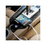MCDODO 3in1 Car Charger z Lightning / mikro priključek USB in dva USB vrata za Apple iPhone / iPad / iPod - 1.2m -bela